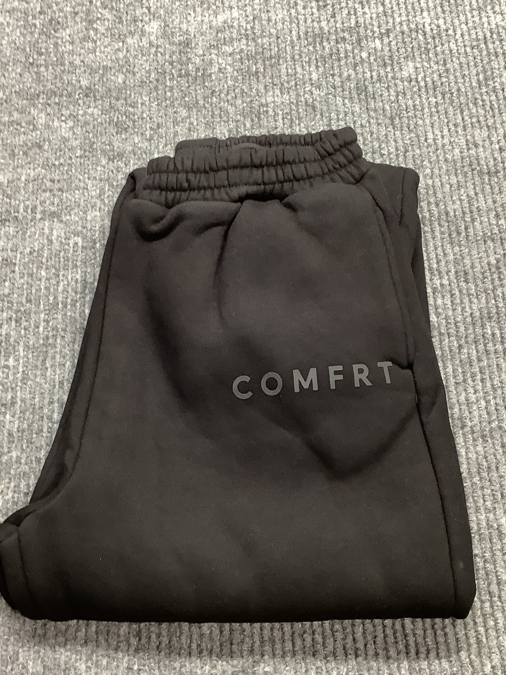 Kids COMFRT Black Jogger Sweatpants — Cozy Everyday Wear